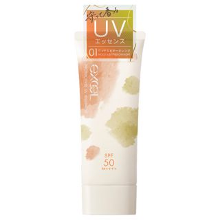 エクセル プロテクティブ UVエッセンス ’22 01 ウッド&ビターオレンジ【限定デザイン】 60g SPF50 PA++++の画像