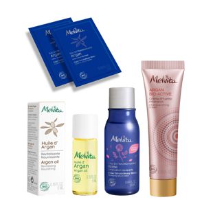 メルヴィータ アルガン スキンケア トライアル A 5ml+28ml+10ml+1ml×2 の画像 0