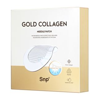 SNP ゴールドコラーゲンニードルパッチ 8枚(4回分)の画像