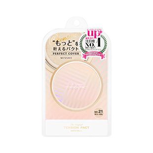 ミシャ ミシャ テンションパクト パーフェクトカバー No.21 明るい肌色 14g SPF37 PA++ の画像 0