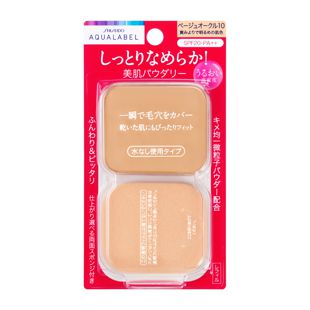 アクアレーベル モイストパウダリー ベージュオークル10 11.5g【レフィル】 SPF20 PA++ の画像 0