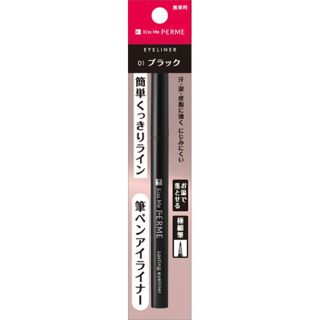 キスミー フェルム ラスティングアイライナー 01 ブラック 0.4mlの画像