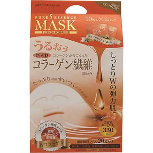 ジャパンギャルズ ジャパンギャルズ ピュアファイブエッセンスマスク（WCO） 10枚入×2袋の画像