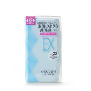 セザンヌ UVファンデーションEX プラス EX2 ライトオークル 11g SPF23 PA++の画像