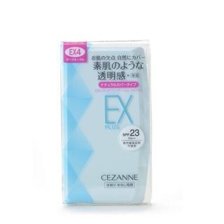 セザンヌ UVファンデーションEX プラス EX4 ダークオークル 11g SPF23 PA++の画像