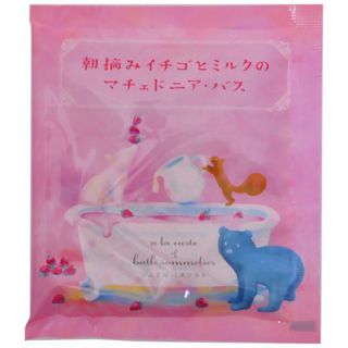 チャーリー ソムリエバスソルト 朝摘みイチゴとミルクのマチェドニア・バス 40gの画像