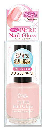 ビューティーワールド ビューティーワールド Beauty World ピュアネイルグロス ピーチルージュ 12ml Noin