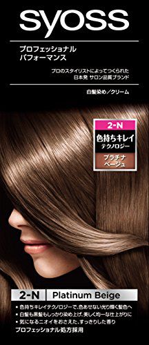 サイオス Syoss ヘアカラー クリーム 2 プラチナベージュ 50g 50g Noin