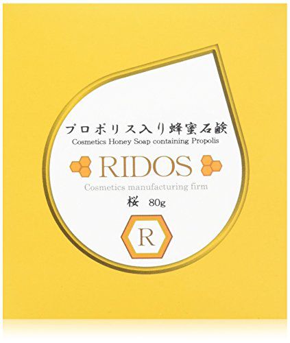 nullのRIDOS(リドス) プロポリス入り蜂蜜石鹸 桜 本体 80g ハチミツの香り 1に関するメイン画像