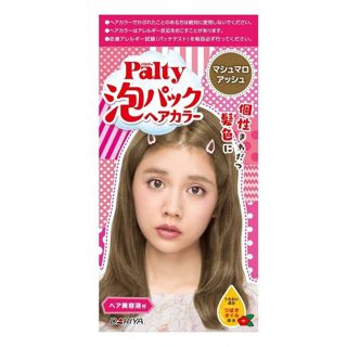 パルティ パルティ 泡パックヘアカラー 本体 マシュマロアッシュ ベースウォーター75ml クリーム75g ヘア美容液5ml フルーツたっぷりスイーツの香りの通販 使用感 口コミ付 Noin ノイン