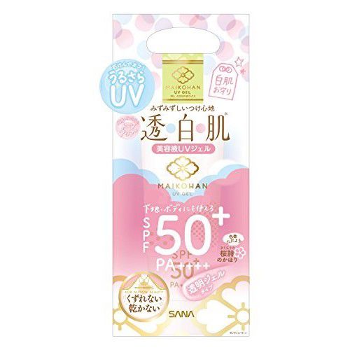 舞妓はん】美容液UVジェル 60g SPF50+ PA++++の通販【使用感・口コミ付