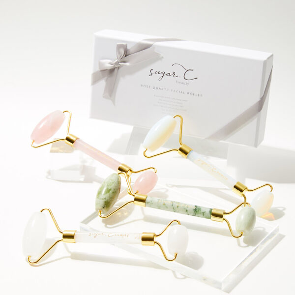 【口コミ付き】sugar.C beauty(シュガーシービューティー)のクォーツフェイシャルローラーで心地よくマッサージ!の画像