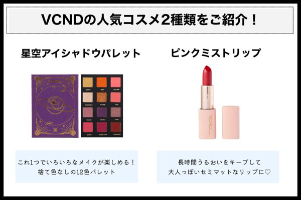 話題の中国コスメ!VCND(ブイシーエヌディー)の人気アイテムを徹底レビューの画像