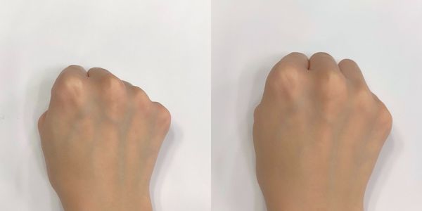 ナチュラル(左:素肌 右:使用後)