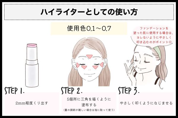 使用色:0.1〜0.7