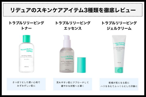 リデュアの人気スキンケアアイテムを徹底レビュー【全種使ってみた】の画像