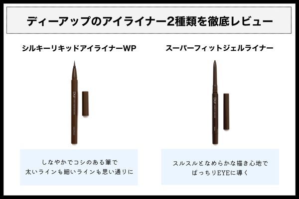 D-UPの人気アイライナーを徹底レビュー【全種レポ】の画像