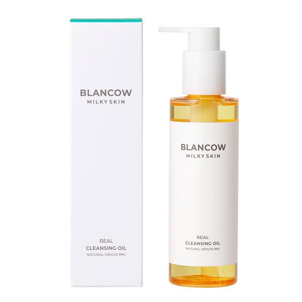 正規代理店 韓国 BLANCOW ミルキースキンリアルクレンジングオイル 190ml×3本