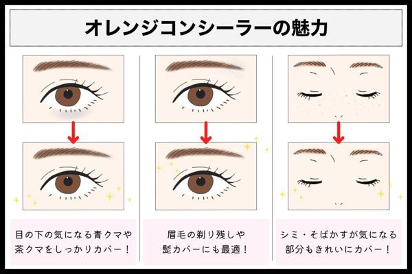 オレンジコンシーラーおすすめ人気10選を徹底レビュー プチプラ デパコス別 Noin ノイン