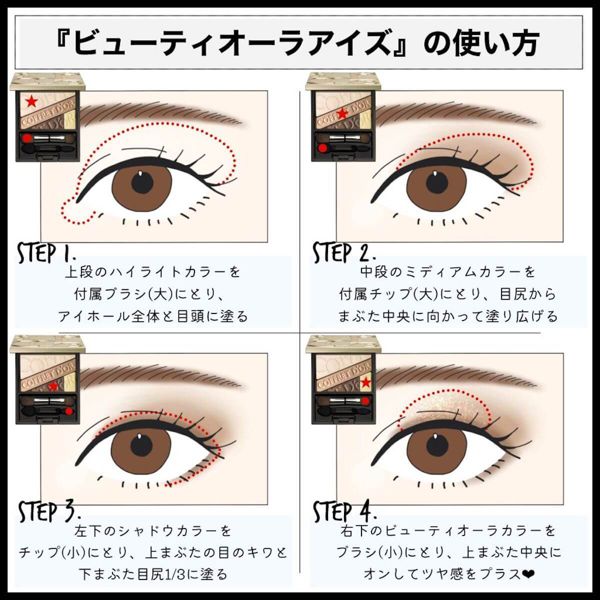 コフレドールの人気アイシャドウを徹底レビュー【全色レポ】の画像