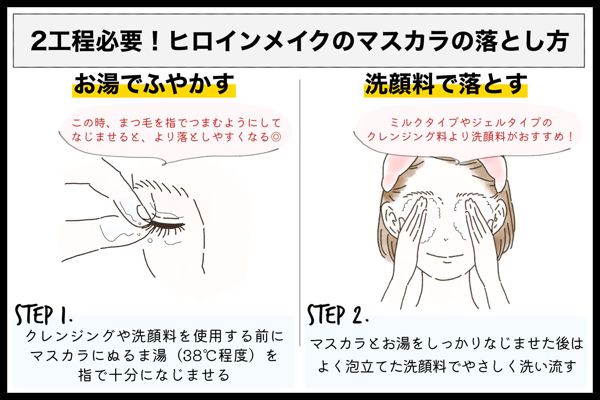 ヒロインメイクのマスカラの落とし方って!?オフの仕方を徹底レビューの画像