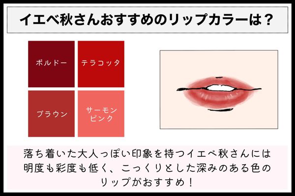 イエベ秋に似合うリップ特集!おすすめリップ21選【口コミ付き】の画像