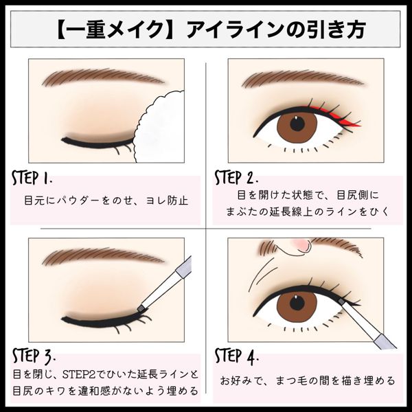 一重さんのアイメイク術!おすすめ人気アイテムと共にご紹介!の画像