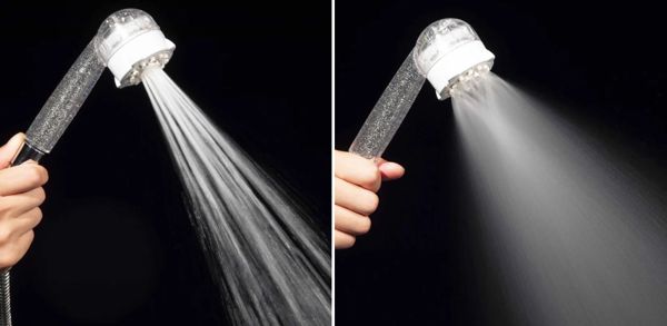 2種類の水流でモードを切り替え
