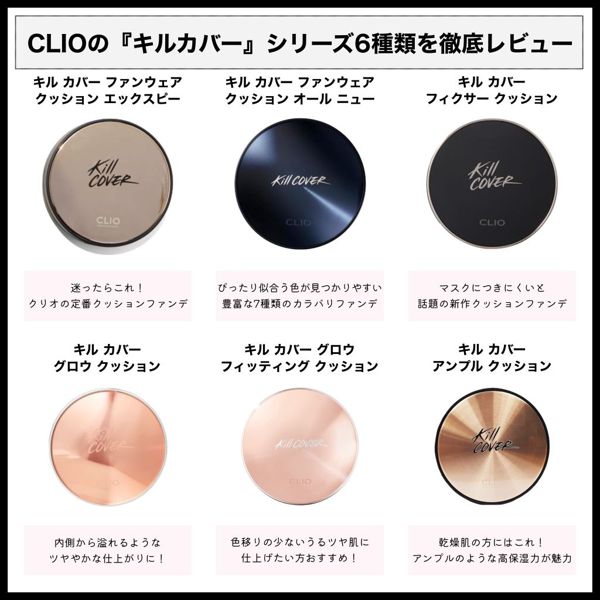 割引購入 CLIO キルカバーファンウェアクッションオール ニュー 3.5 バニラ
