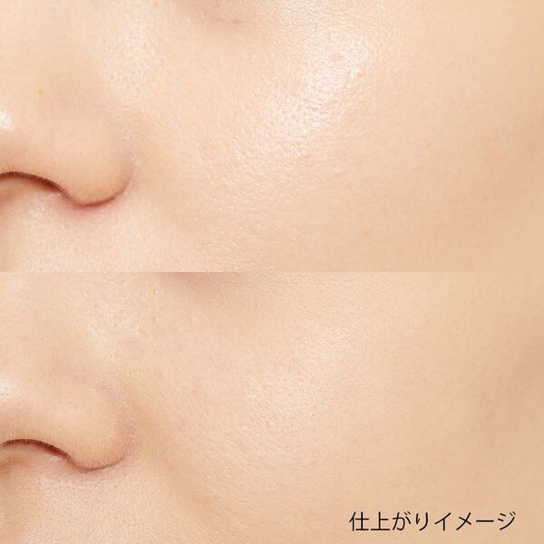 エクセルのフェイスパウダーで透明感のある肌に♡ 2種類のカラーを比較の画像