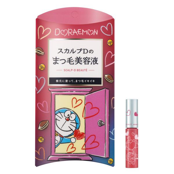 スカルプDまつ毛美容液ドラえもんデザイン購入でドラえもんポーチ&まつ毛スケールプレゼント!の画像