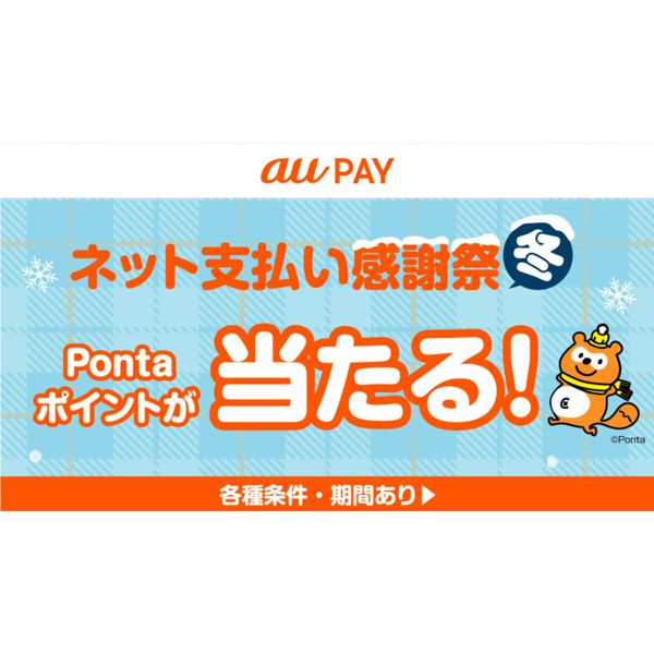 抽選で最大10,000Pontaポイントが当たる!au PAYのお得なキャンペーン実施中!の画像