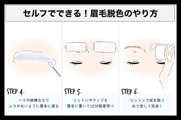 簡単 セルフで眉毛脱色するやり方 人気の眉毛脱色クリームも紹介 Noin ノイン