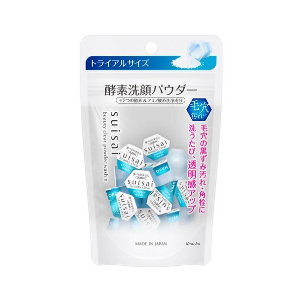 【口コミ付き】毛穴汚れにアプローチ!suisaiの大人気の酵素洗顔パウダーをご紹介の画像