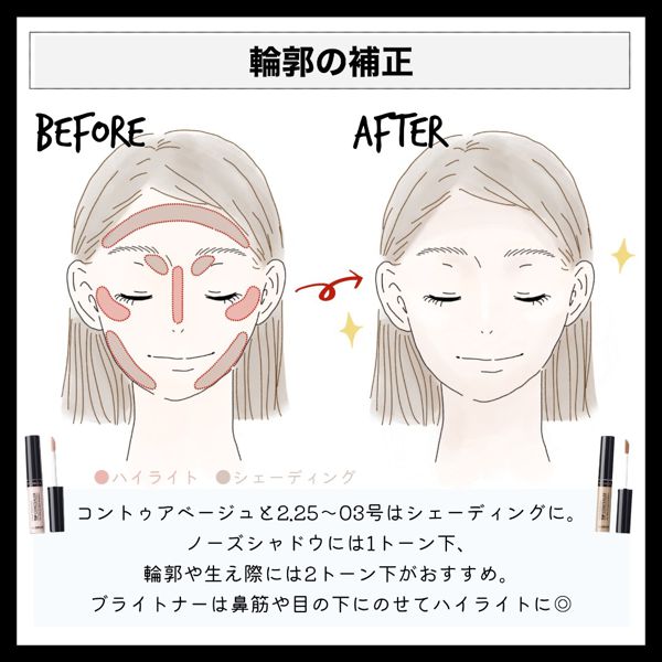 the SAME(ザセム)のコンシーラーの色選びや使い方を徹底解説!の画像