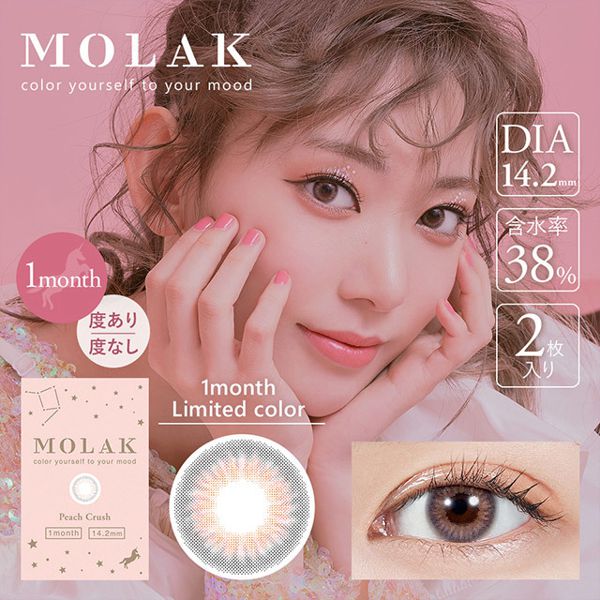 IZ*ONE 宮脇咲良ちゃんイメージモデルのカラコン【MOLAK】全色レビューの画像