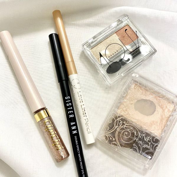いつものメイクを華やかに♡ シャンパンカラーコスメを取り入れてみない?の画像